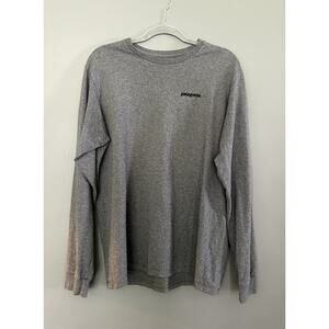 Patagonia Men's Gray Long Sleeve Shirt - Medium